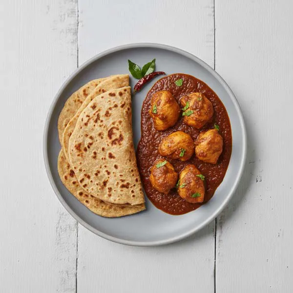 Gawali Chicken Curry With Tawa Paratha
